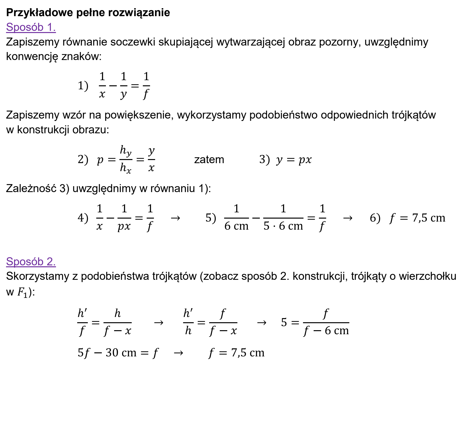 Matura dodatkowa, czerwiec 2023, odpowiedź do zadania 7.2, fragment 2
