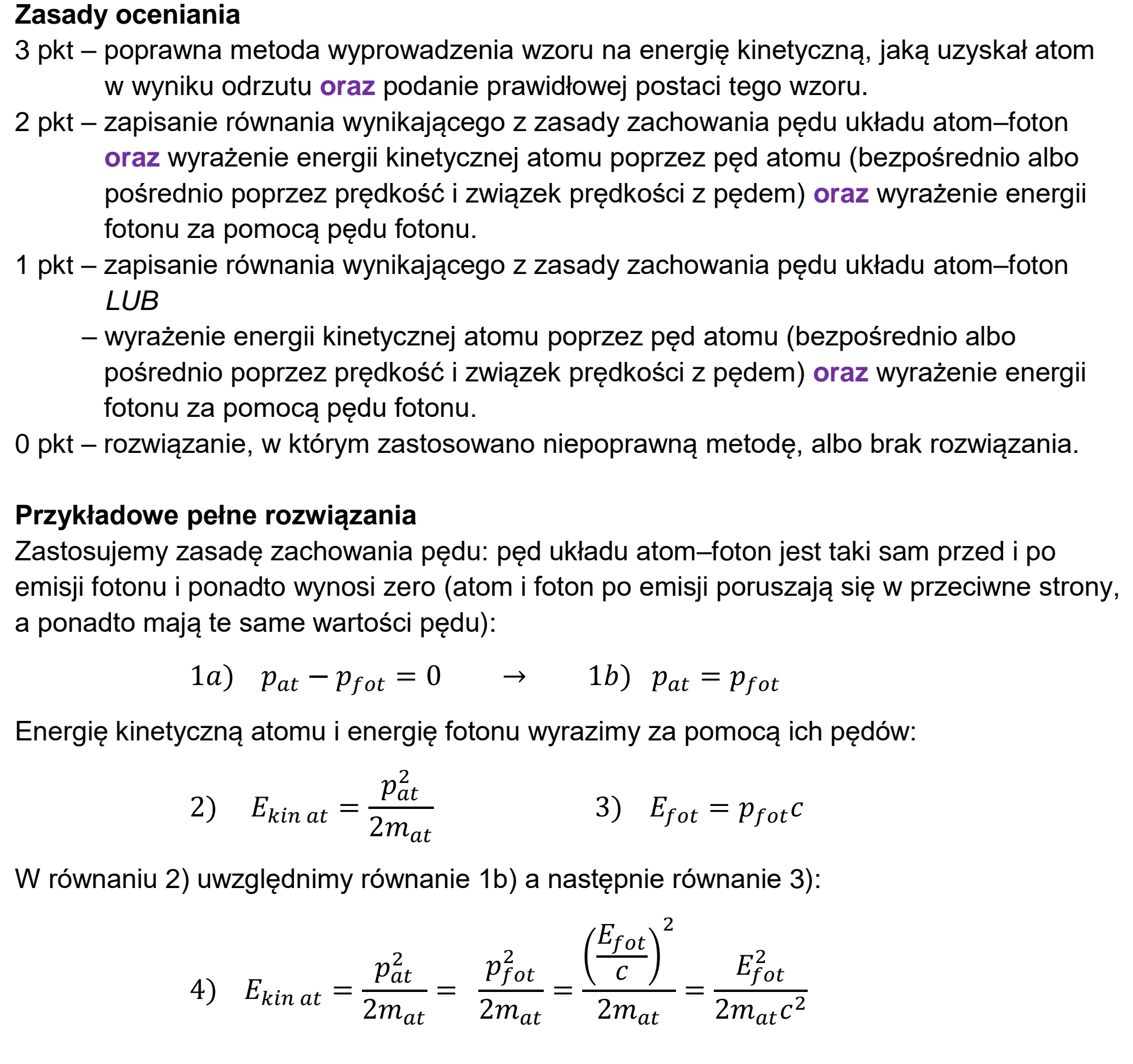 Matura dodatkowa, czerwiec 2023, odpowiedź do zadania 9.1