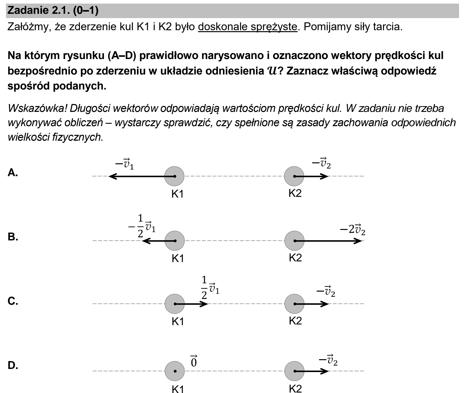 Matura dodatkowa, czerwiec 2023, zadanie 2.1