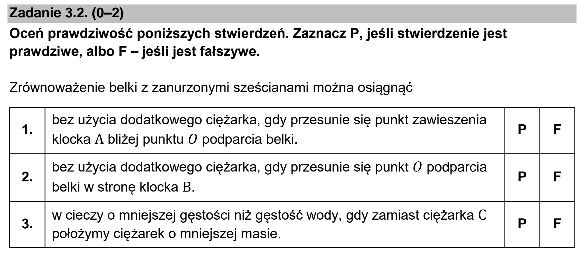 Matura dodatkowa, czerwiec 2023, zadanie 3.2