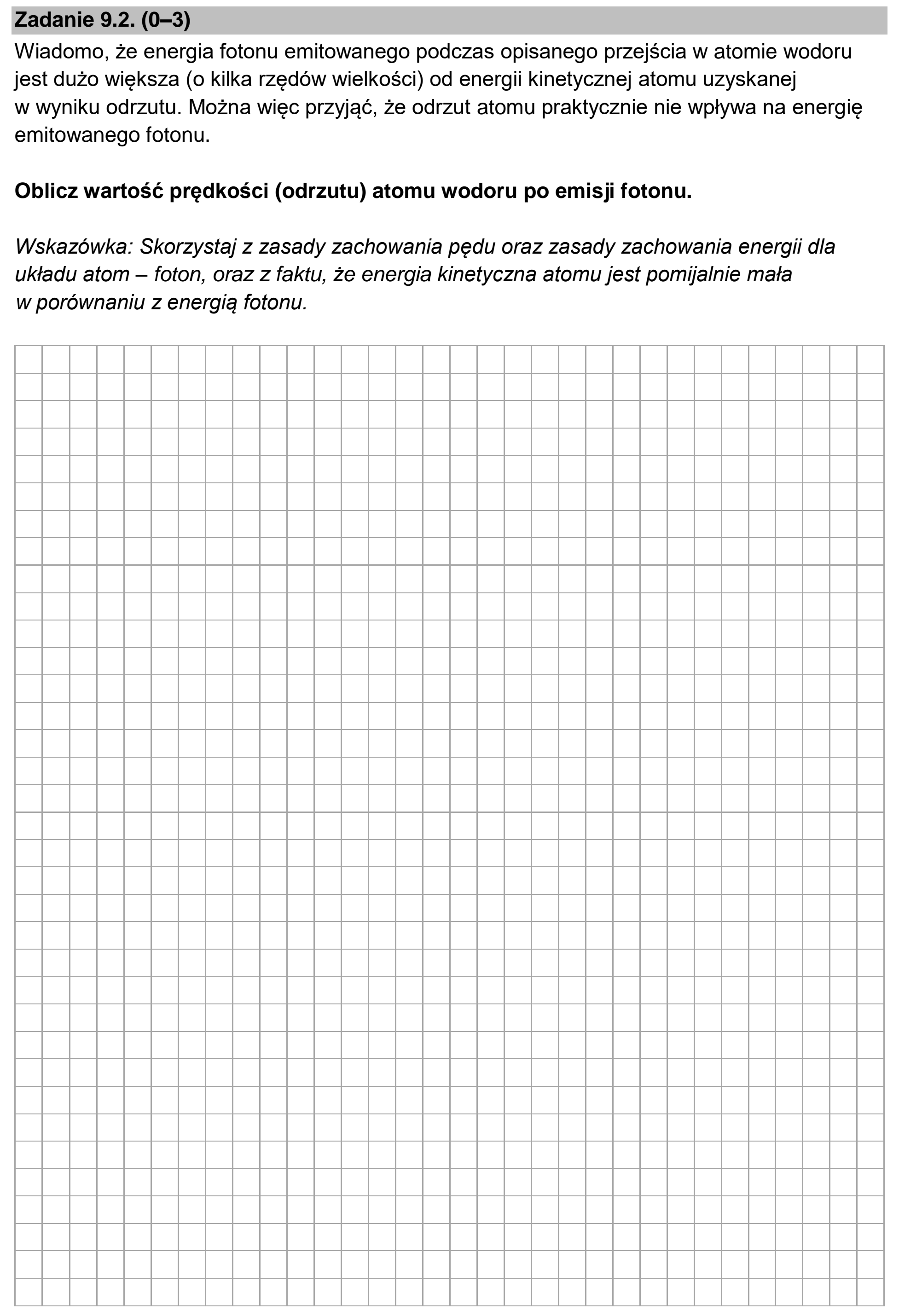 Matura dodatkowa, czerwiec 2023, zadanie 9.2
