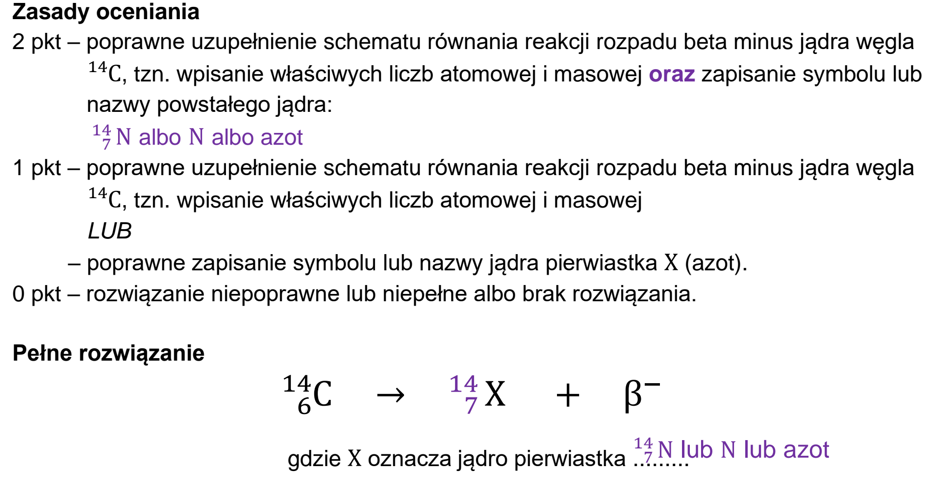 Matura dodatkowa, czerwiec 2024, odpowiedź do zadania 10.1