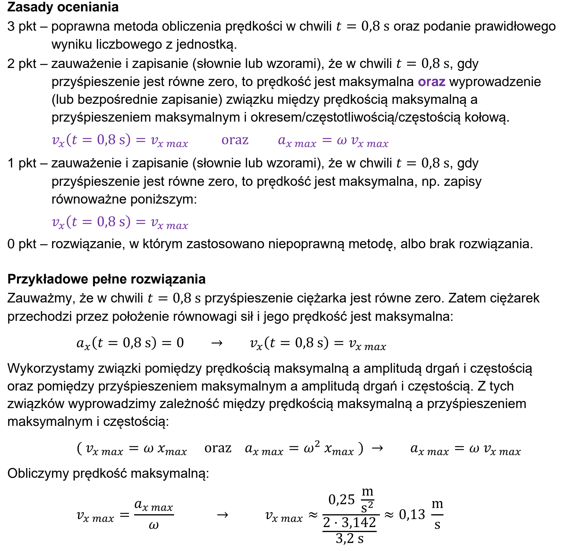 Matura dodatkowa, czerwiec 2024, odpowiedź do zadania 3.3