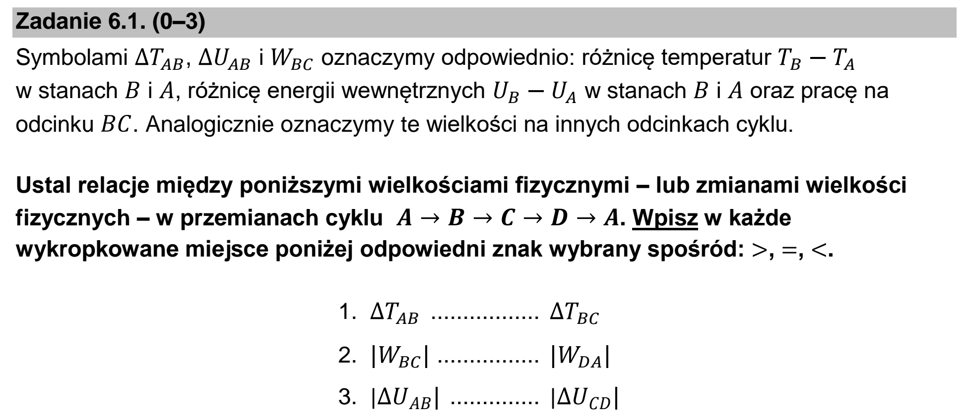 Matura dodatkowa, czerwiec 2024, zadanie 6.1