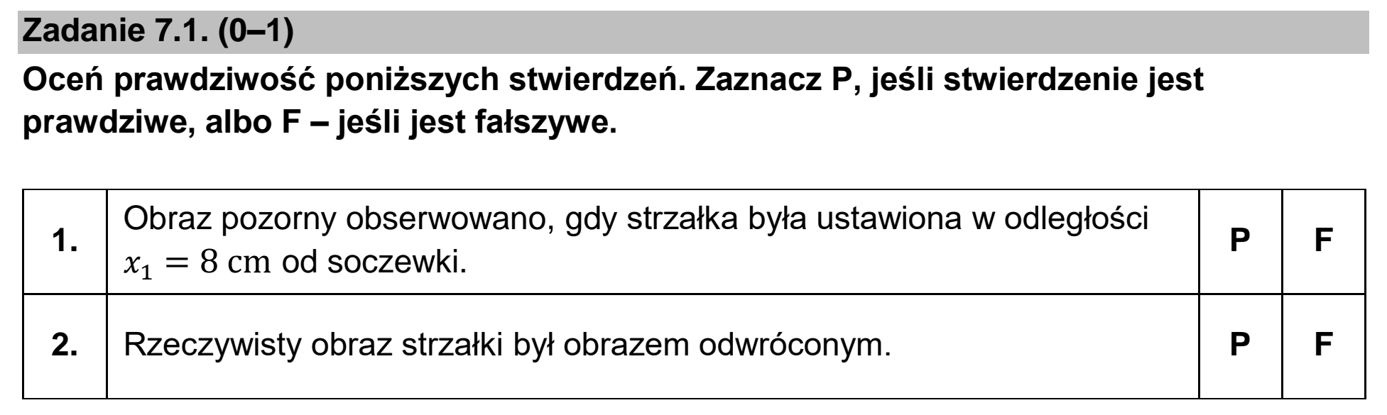 Matura dodatkowa, czerwiec 2024, zadanie 7.1
