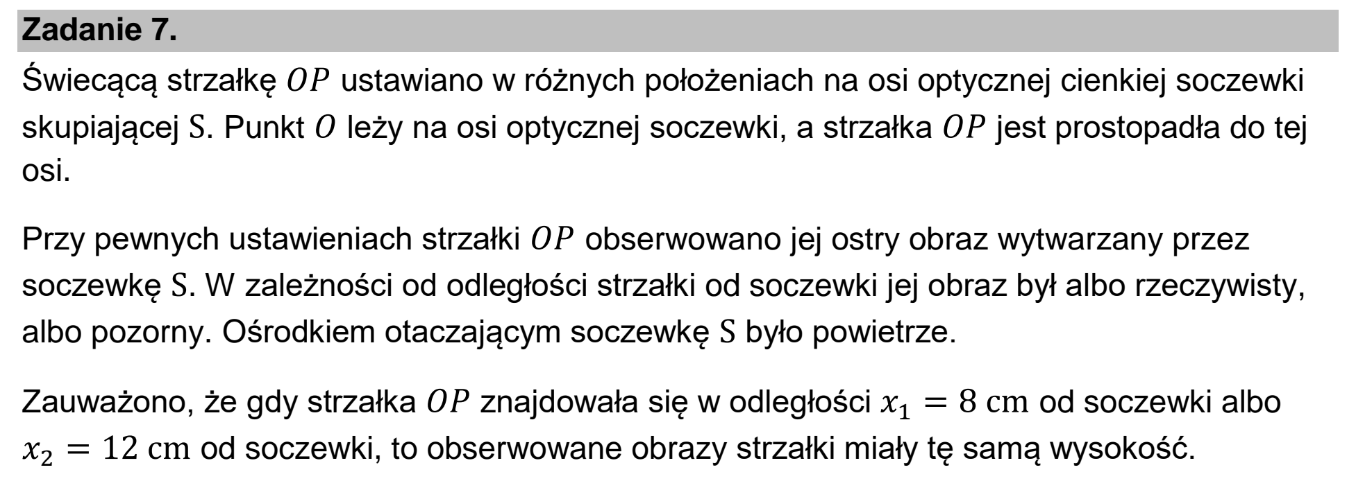 Matura dodatkowa, czerwiec 2024, wstęp zadania 7