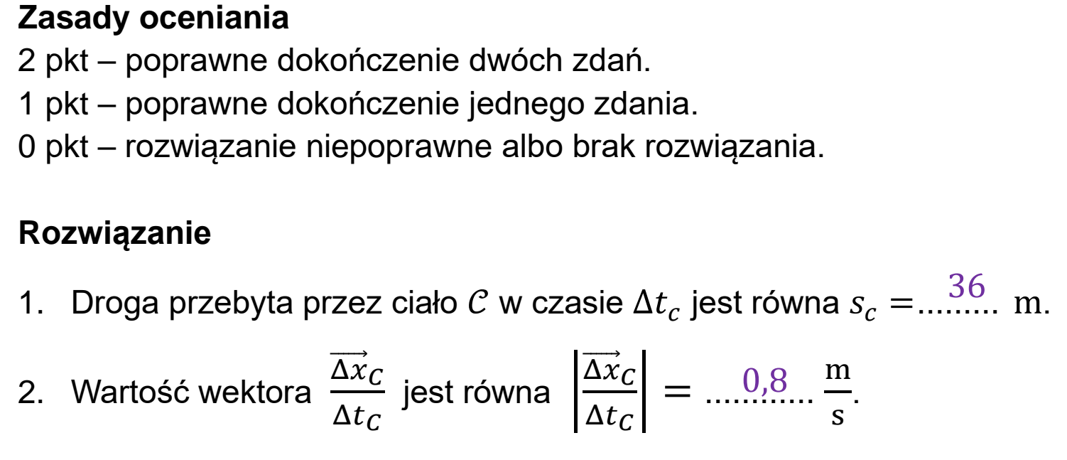 Matura dodatkowa, czerwiec 2025, odpowiedź do zadania 1.1