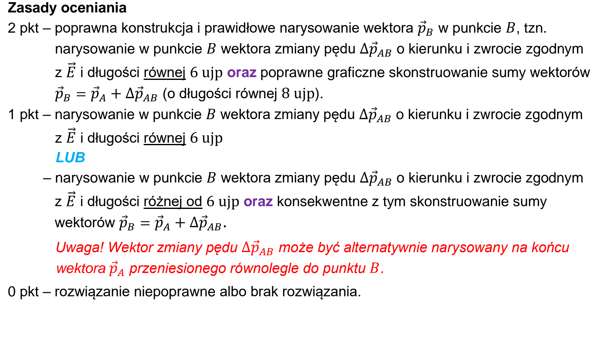Matura dodatkowa, czerwiec 2025, odpowiedź do zadania 9.1