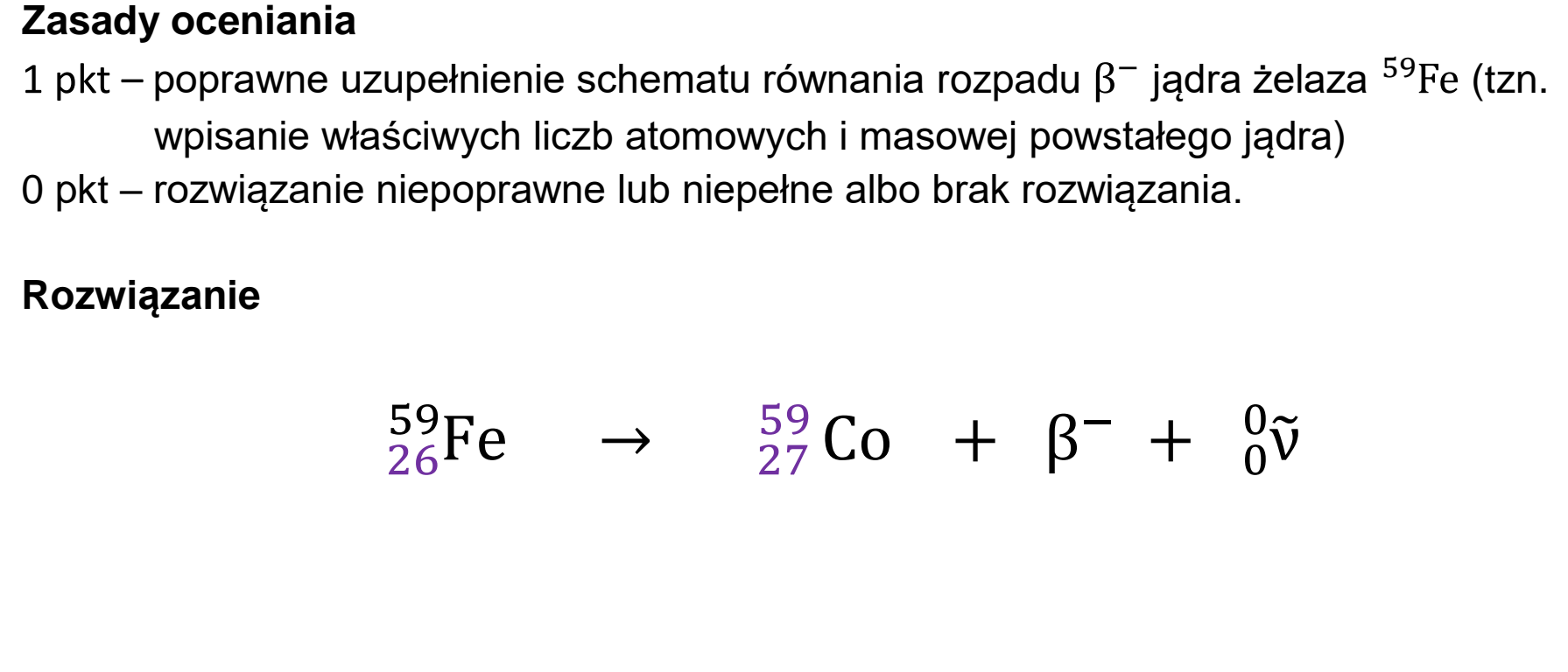 Matura dodatkowa, czerwiec 2026, odpowiedź do zadania 11.1