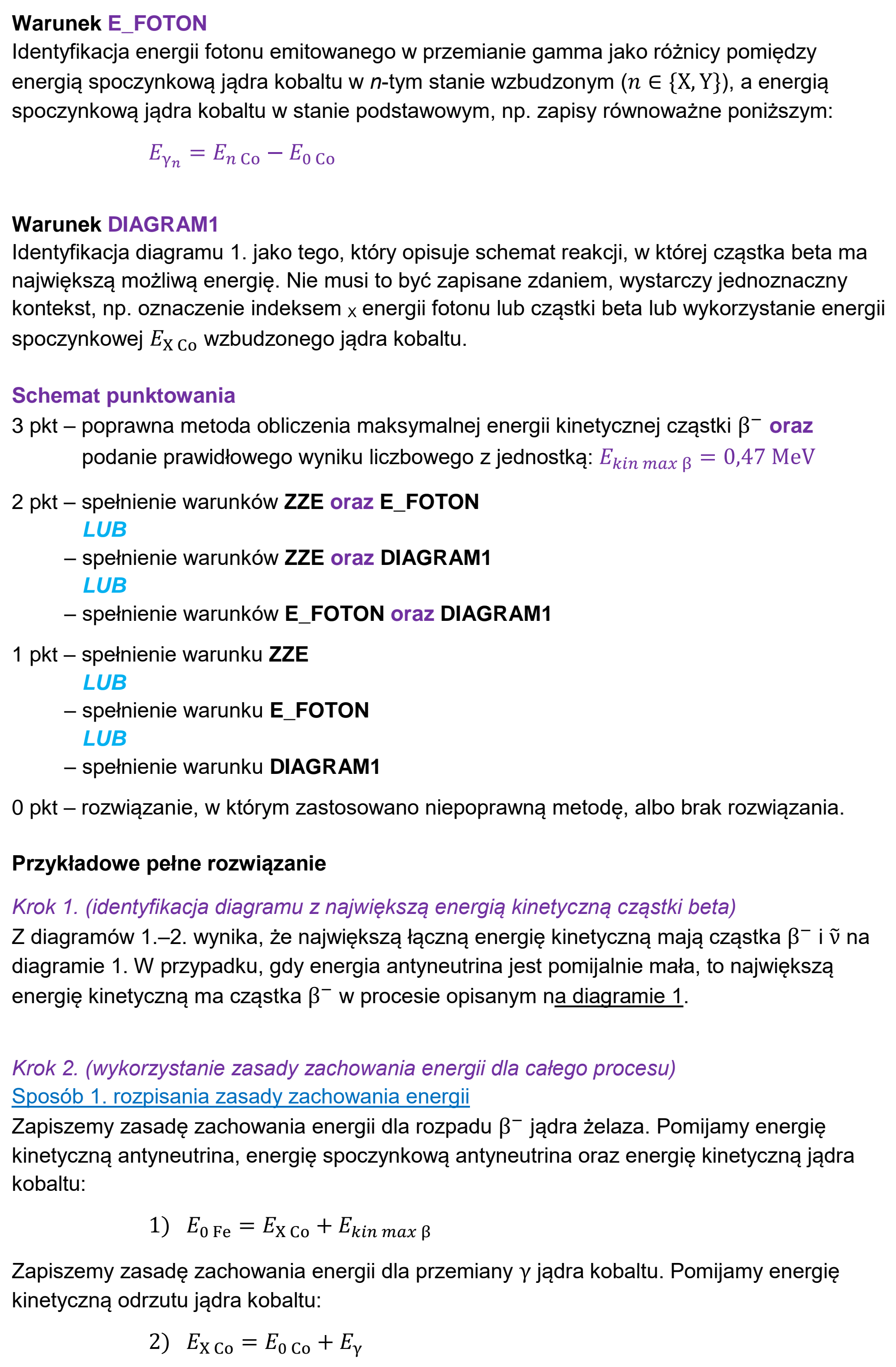 Matura dodatkowa, czerwiec 2026, odpowiedź do zadania 11.2, fragment 2
