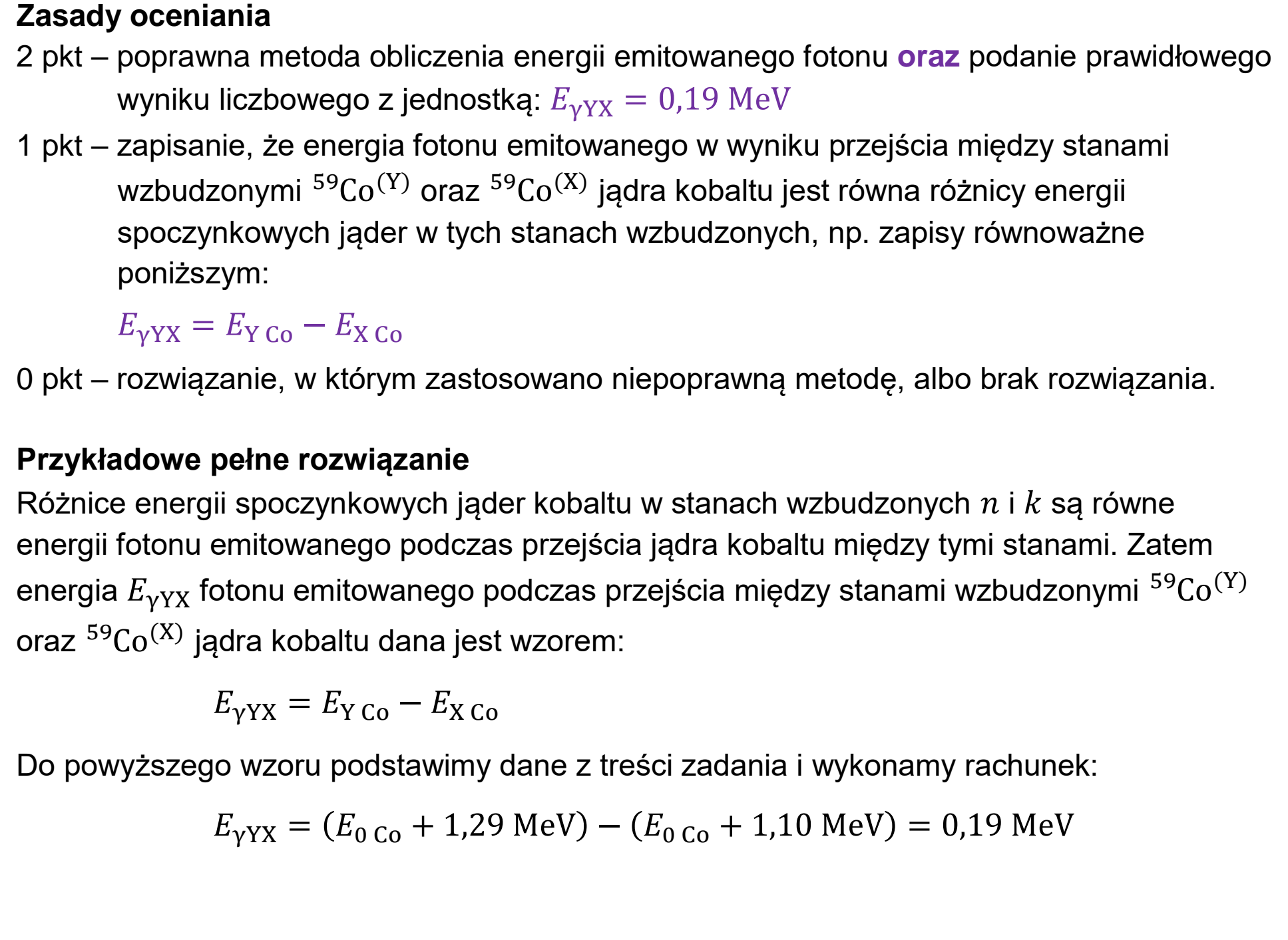 Matura dodatkowa, czerwiec 2026, odpowiedź do zadania 11.3