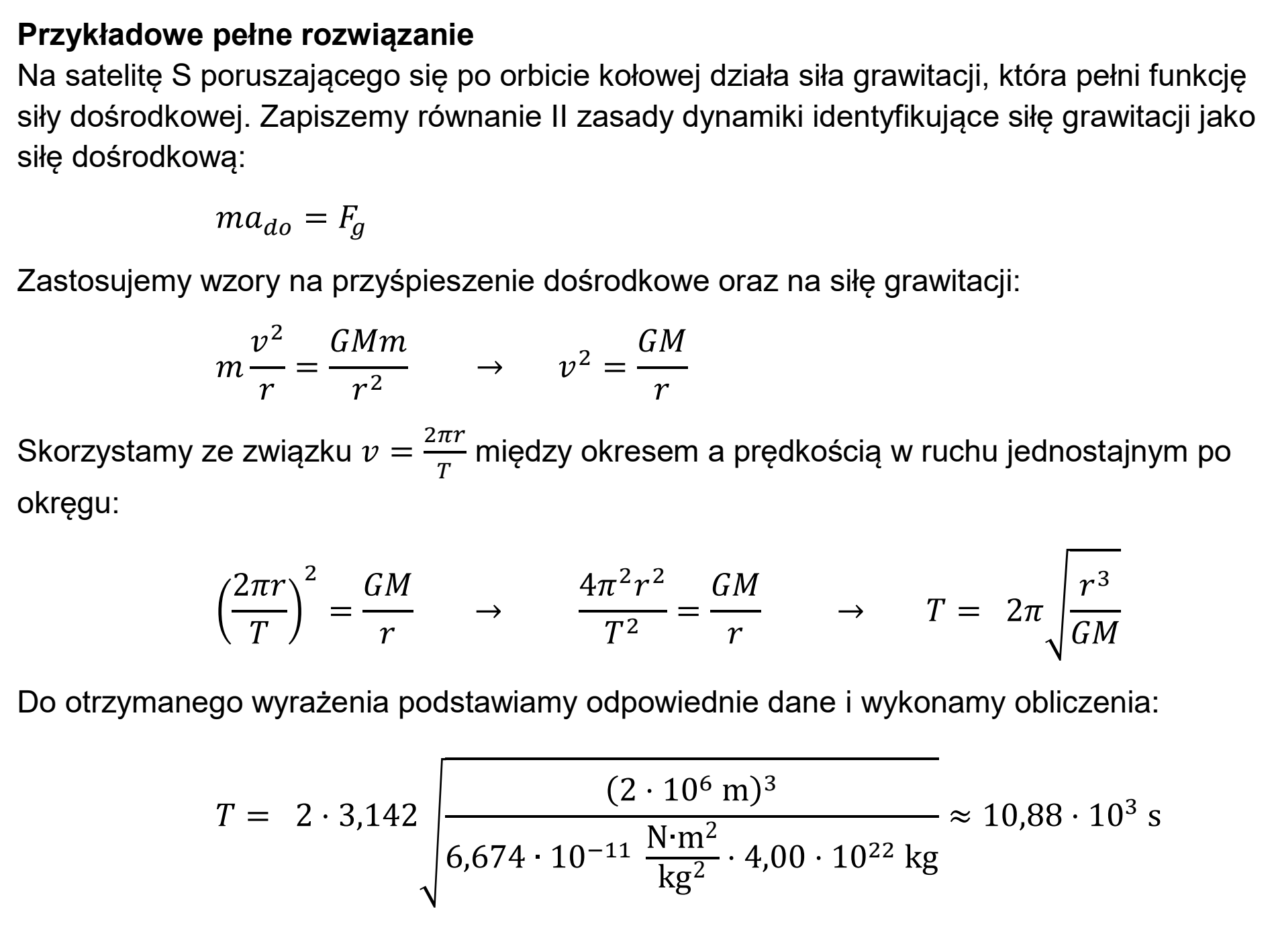 Matura dodatkowa, czerwiec 2026, odpowiedź do zadania 6.2, fragment 2