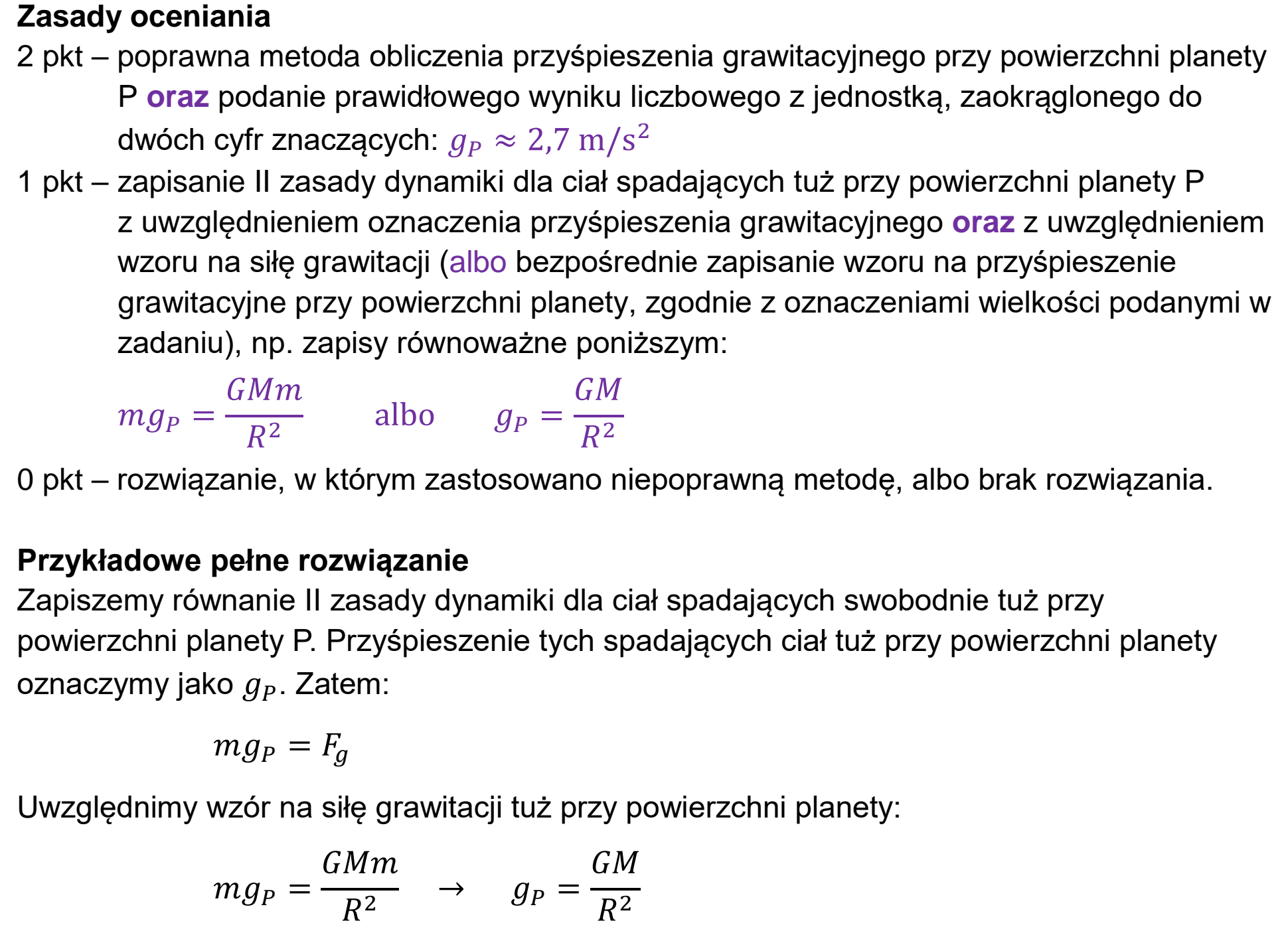 Matura dodatkowa, czerwiec 2026, odpowiedź do zadania 6.3