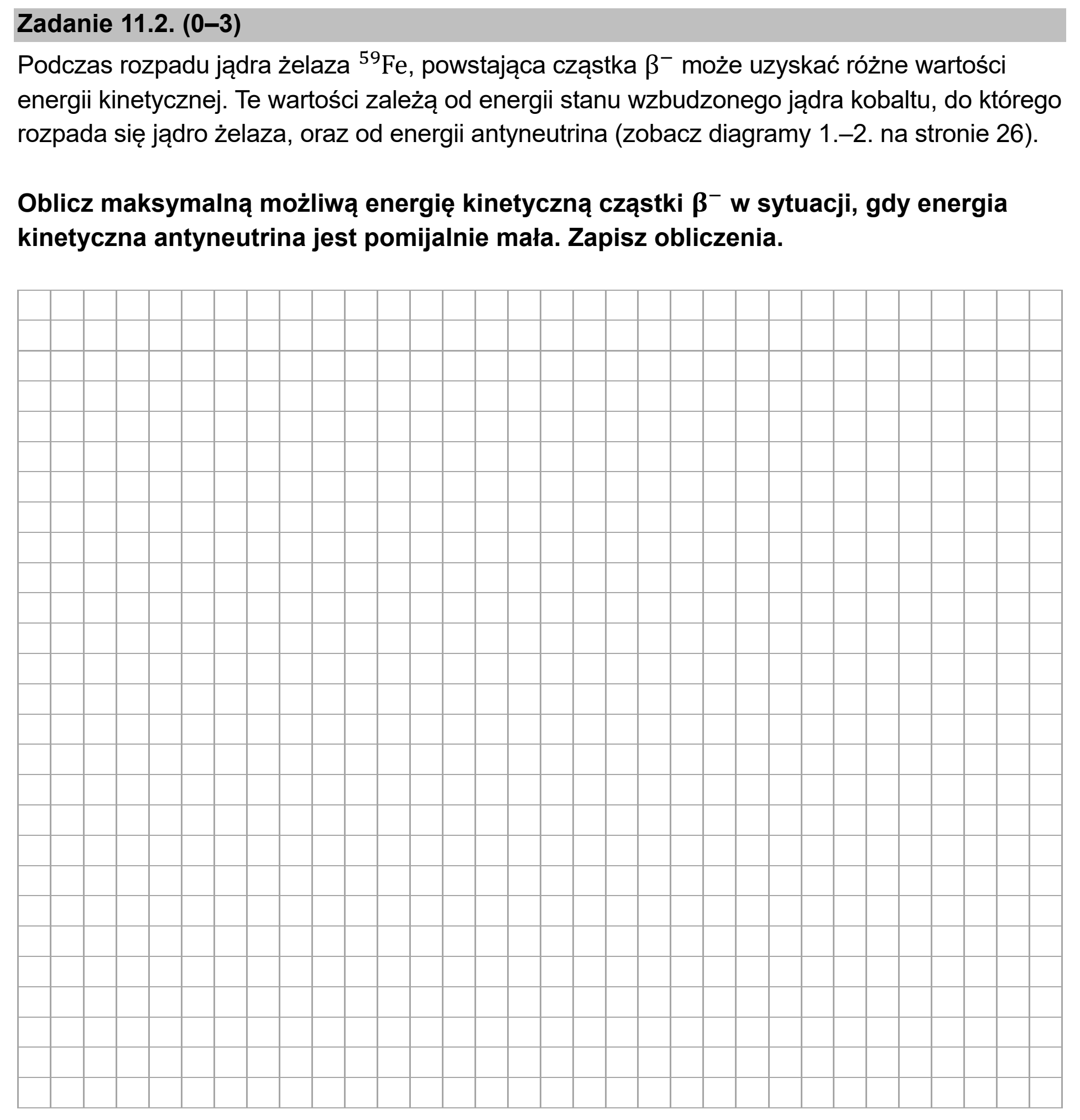 Matura dodatkowa, czerwiec 2026, zadanie 11.2