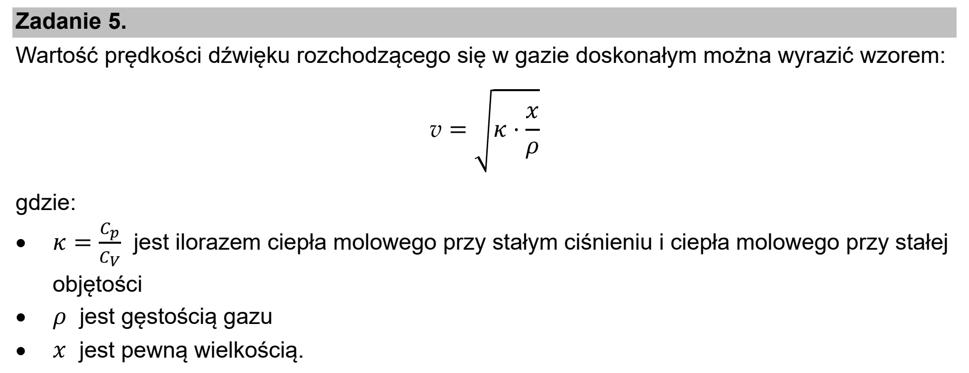 Matura dodatkowa, czerwiec 2026, wstęp zadania 5