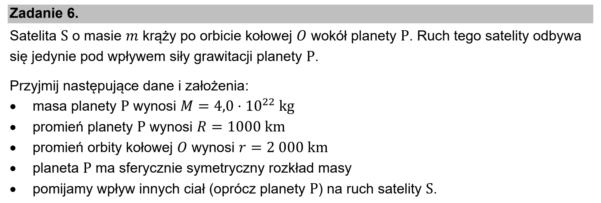 Matura dodatkowa, czerwiec 2026, wstęp zadania 6