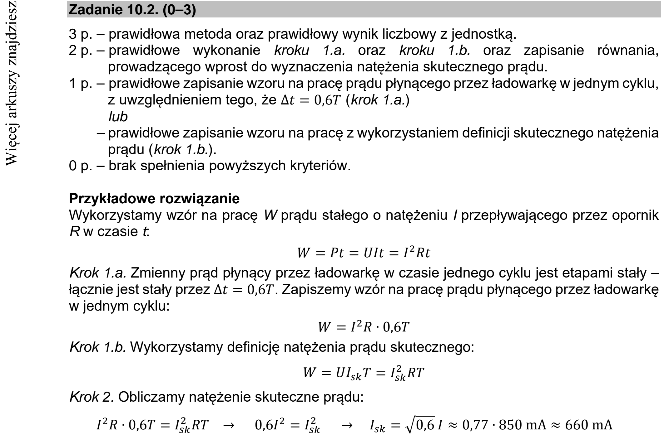 Matura dodatkowa, lipiec 2020, odpowiedź do zadania 10.2