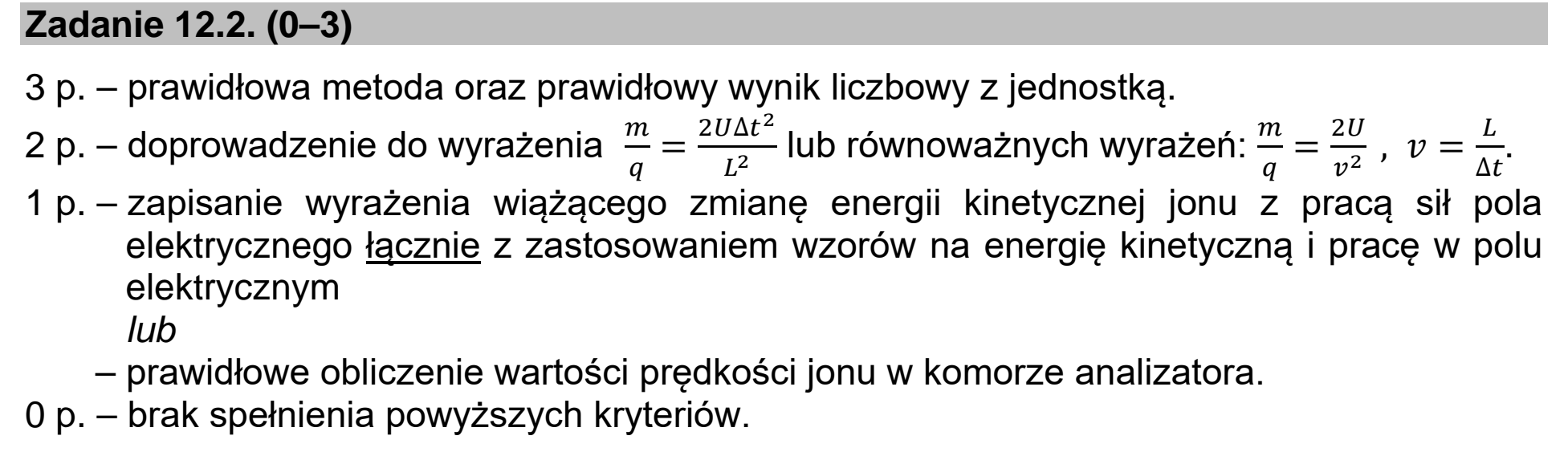 Matura dodatkowa, lipiec 2020, odpowiedź do zadania 12.2