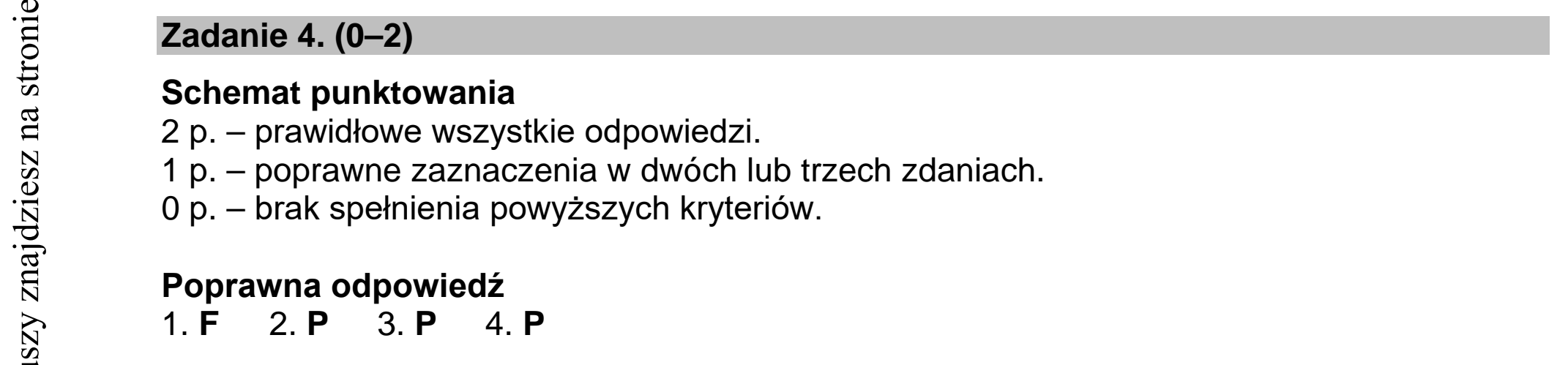 Matura dodatkowa, lipiec 2020, odpowiedź do zadania 4
