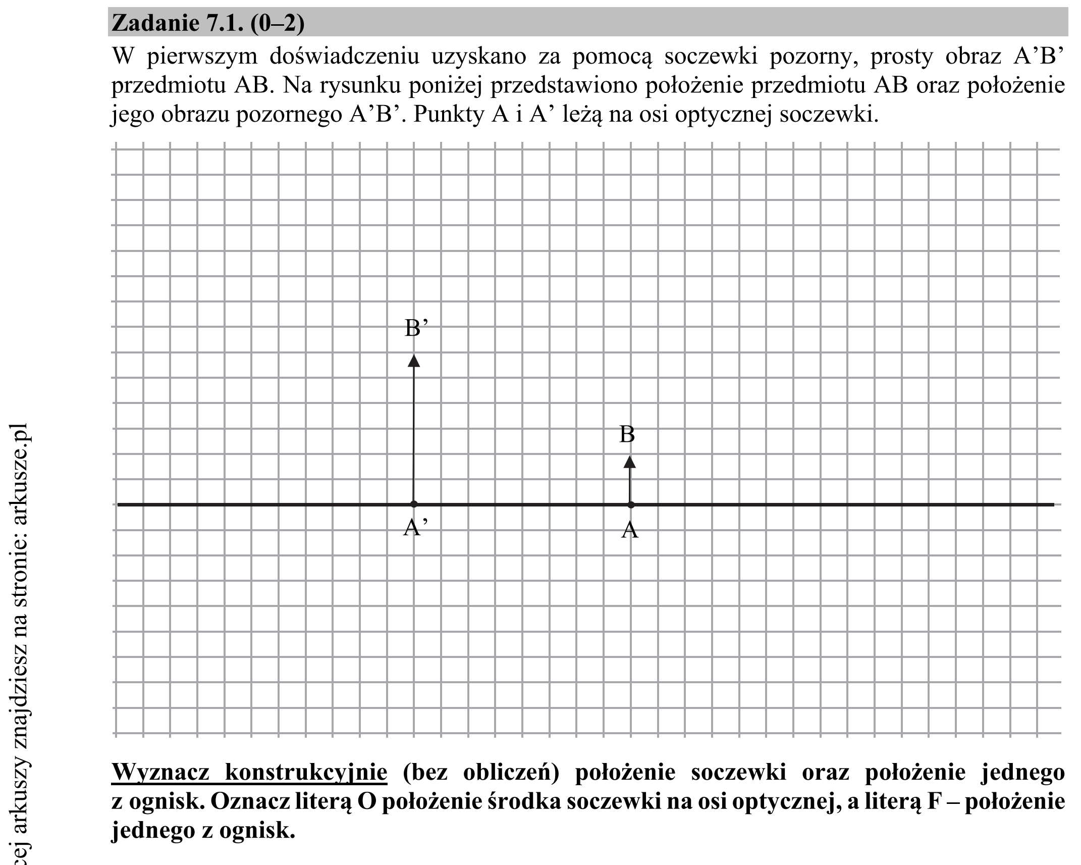 Matura dodatkowa, lipiec 2020, zadanie 7.1