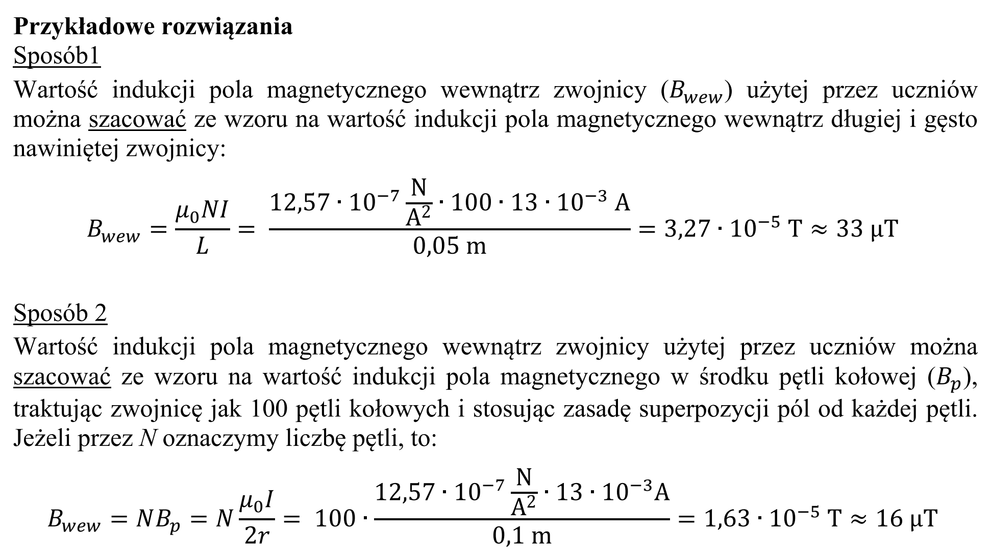 Matura, maj 2017, odpowiedź do zadania 14.2, fragment 2