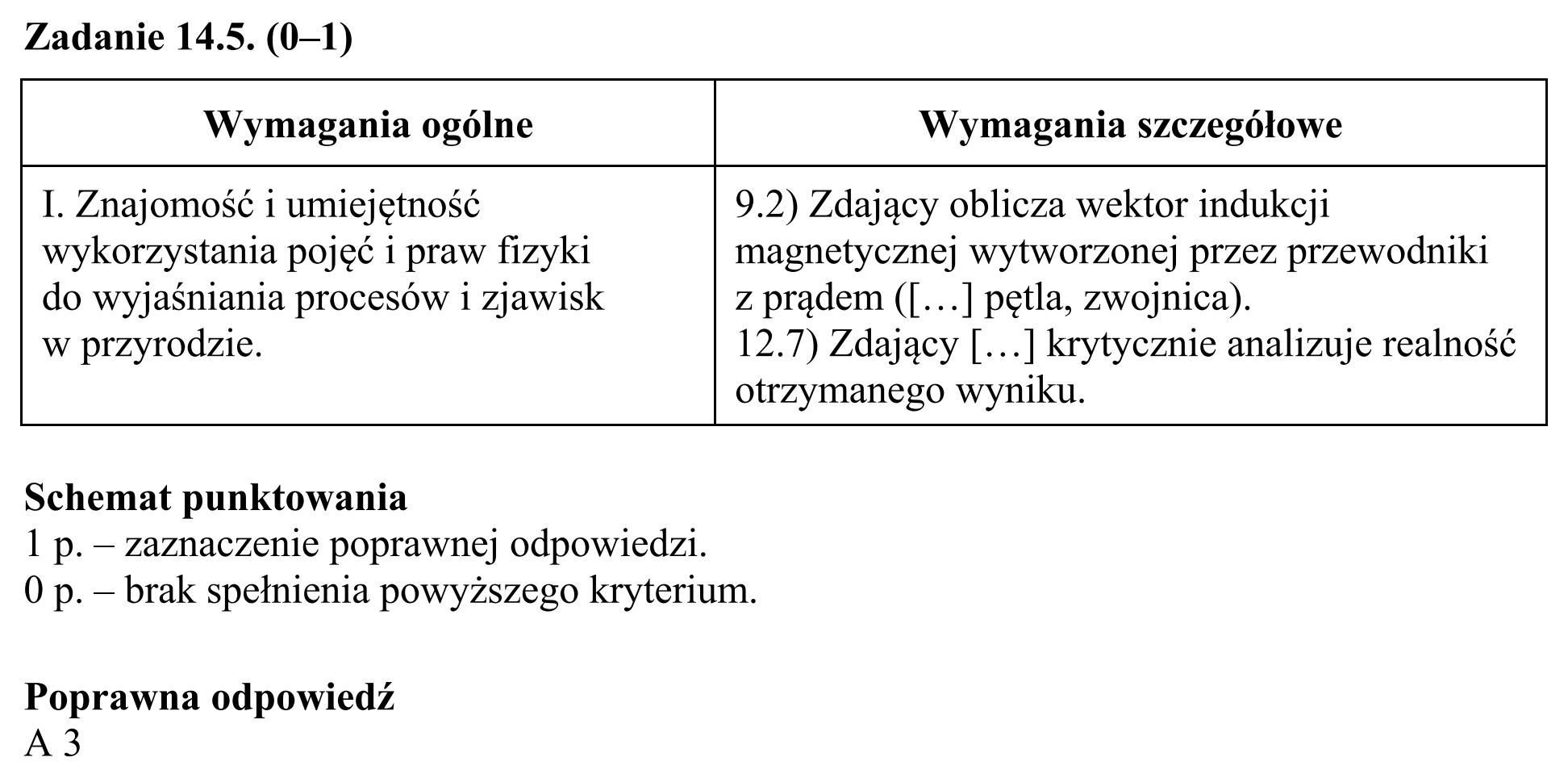 Matura, maj 2017, odpowiedź do zadania 14.5