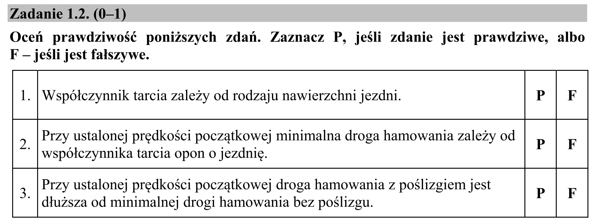 Matura, maj 2017, zadanie 1.2