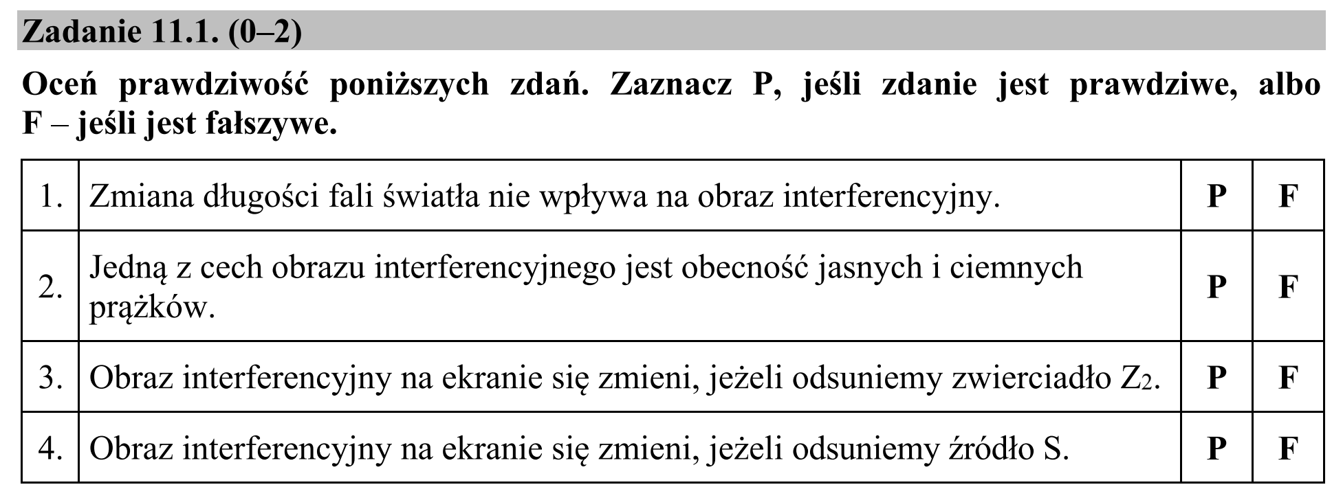Matura, maj 2017, zadanie 11.1