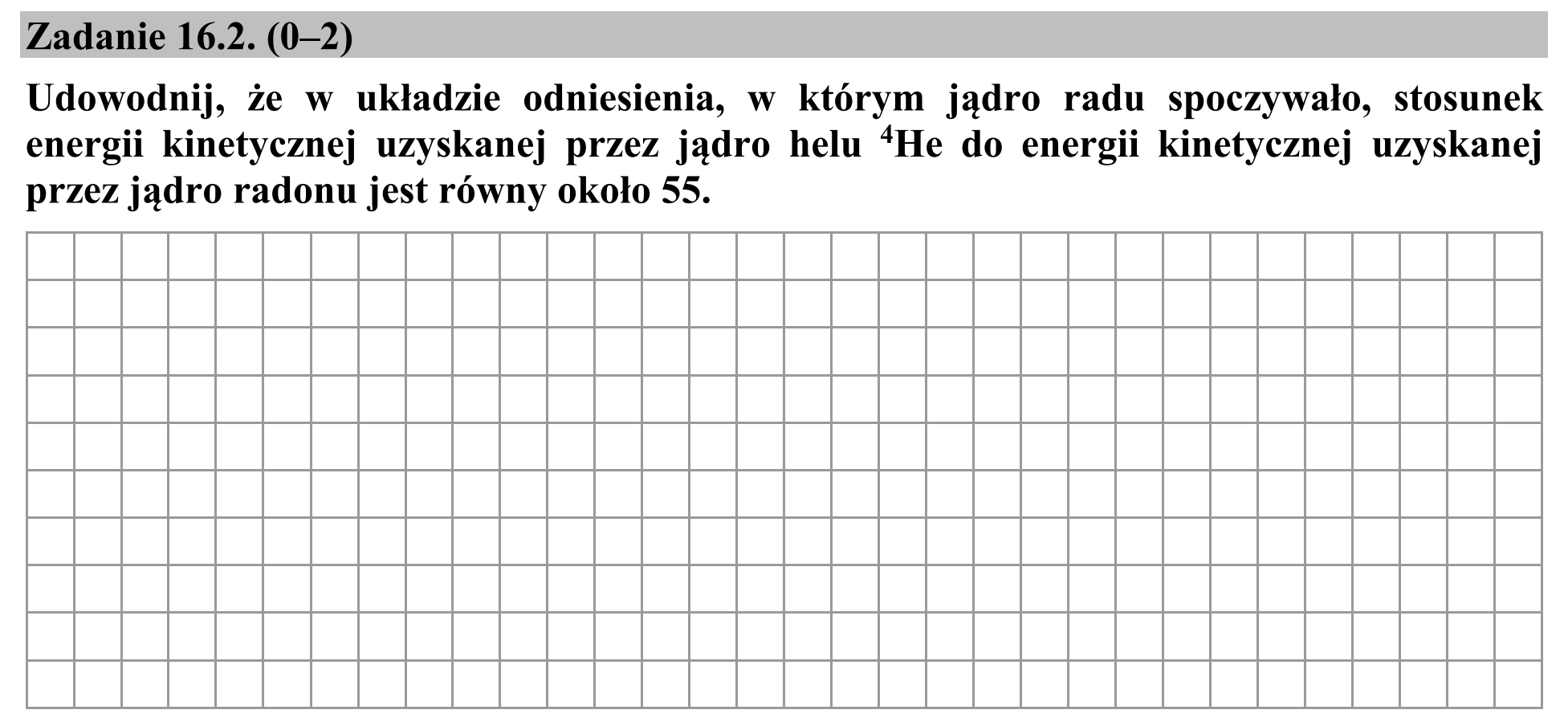 Matura, maj 2017, zadanie 16.2