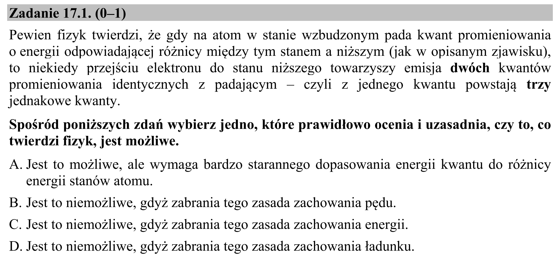 Matura, maj 2017, zadanie 17.1
