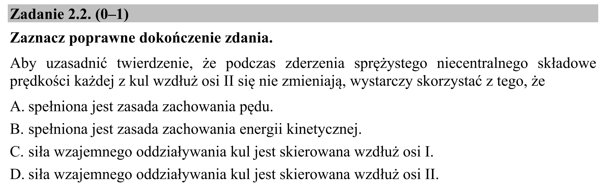 Matura, maj 2017, zadanie 2.2