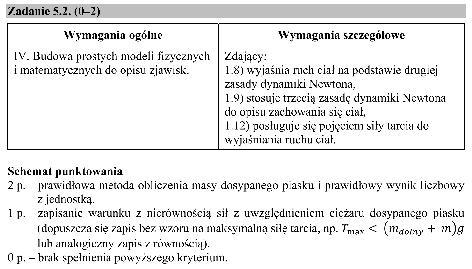 Matura, maj 2018, odpowiedź do zadania 5.2, fragment 1