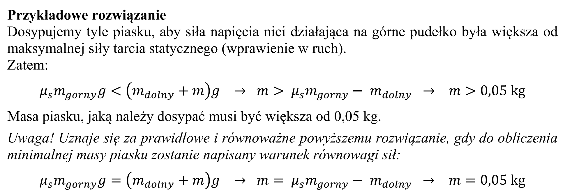 Matura, maj 2018, odpowiedź do zadania 5.2, fragment 2