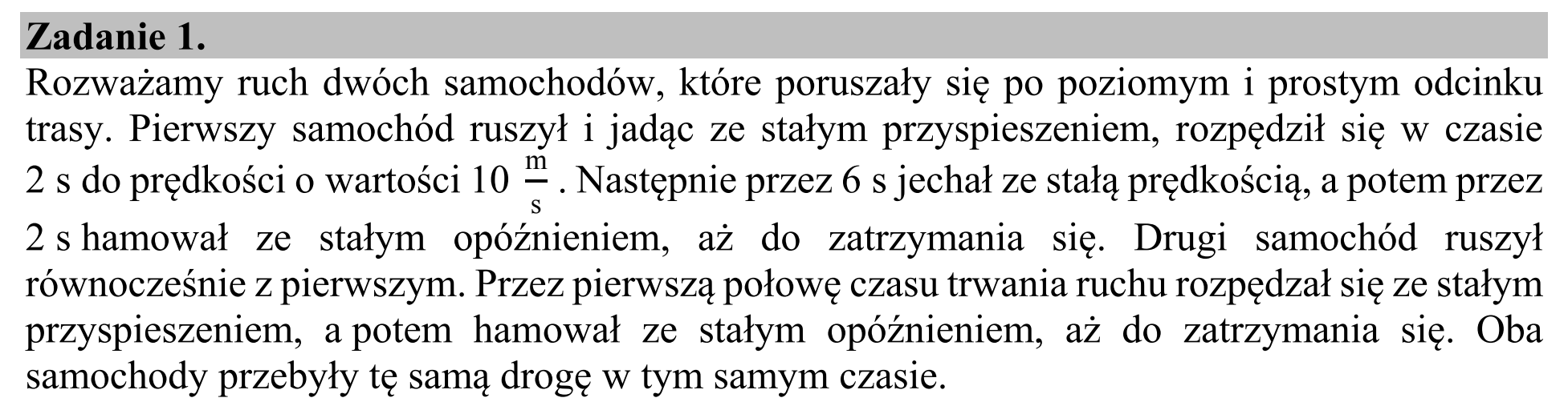 Matura, maj 2018, wstęp zadania 1