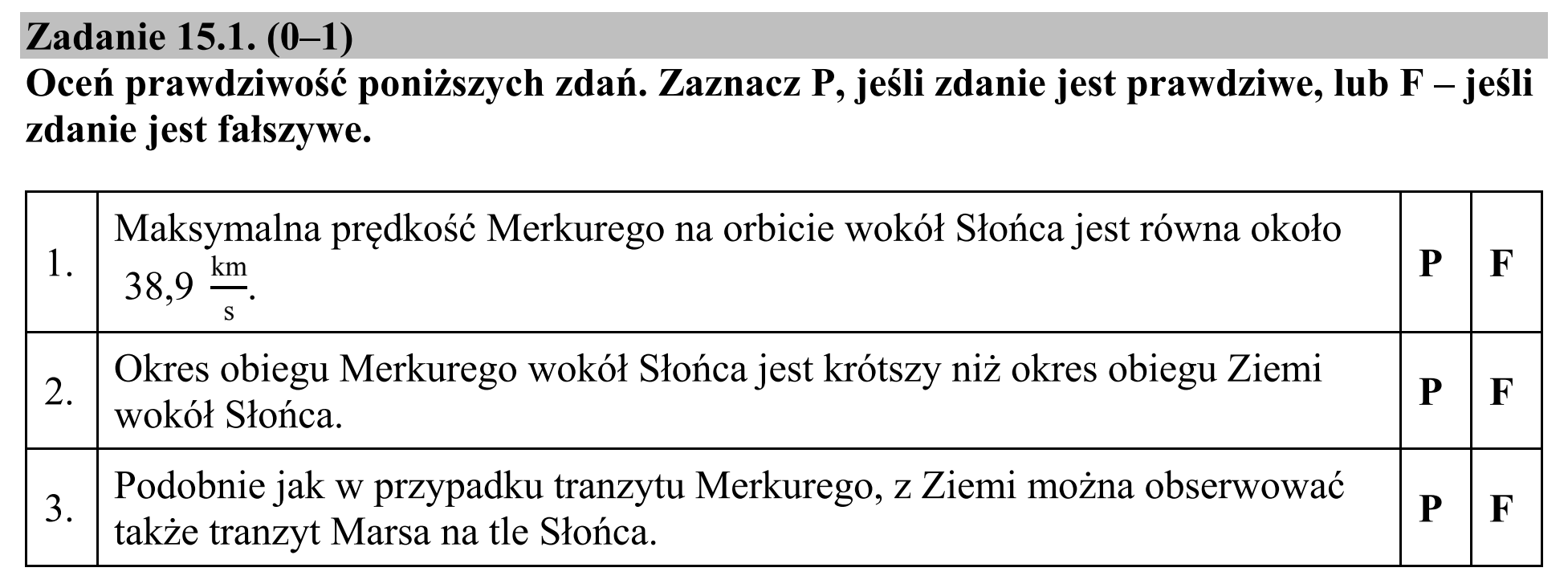 Matura, maj 2018, zadanie 15.1