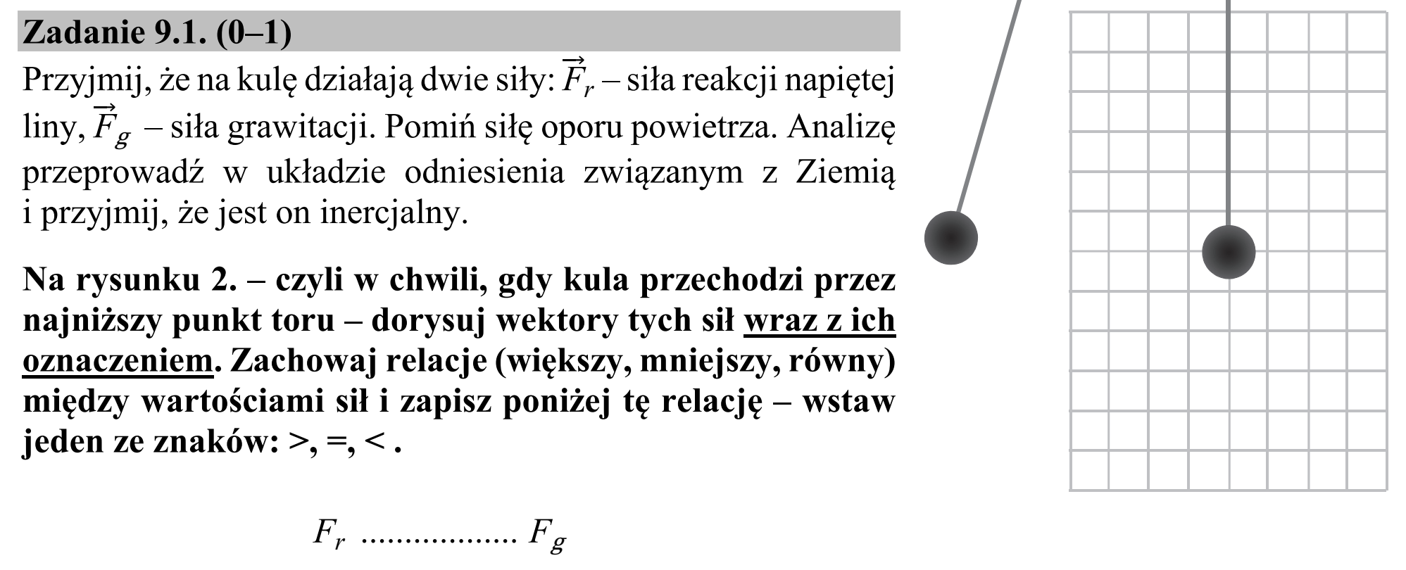 Matura, maj 2018, zadanie 9.1