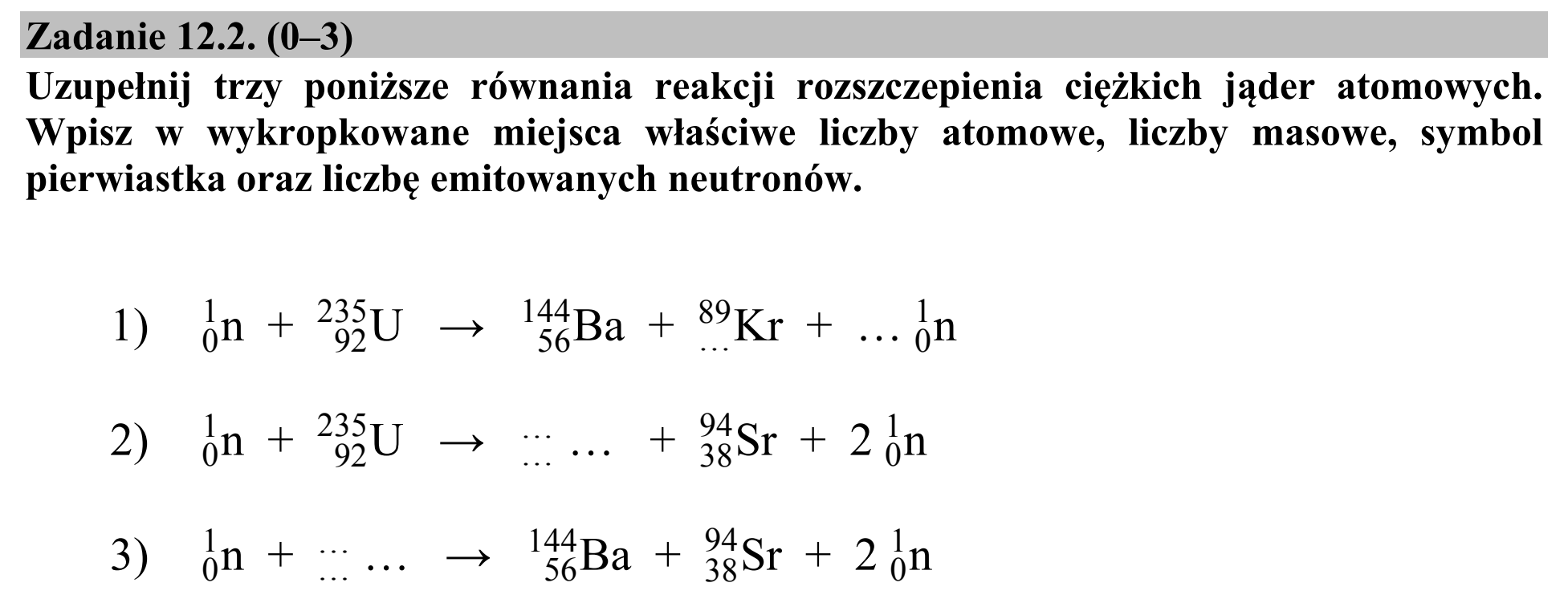 Matura, maj 2019, zadanie 12.2