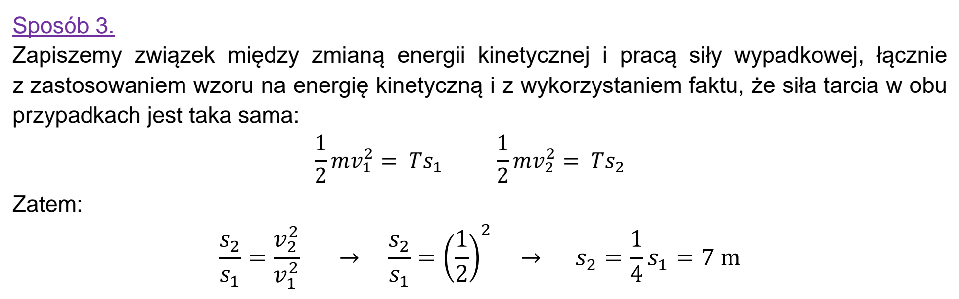 Matura, maj 2020, odpowiedź do zadania 1.2, fragment 2