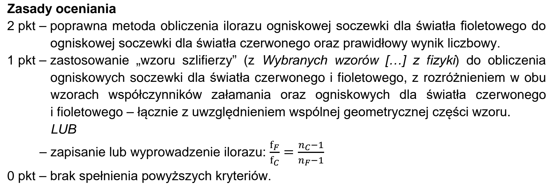 Matura, maj 2020, odpowiedź do zadania 8.4