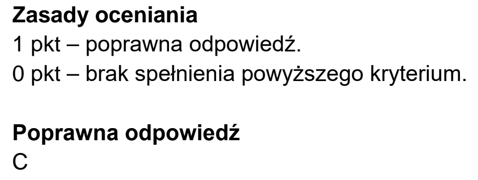 Matura, maj 2020, odpowiedź do zadania 9.1