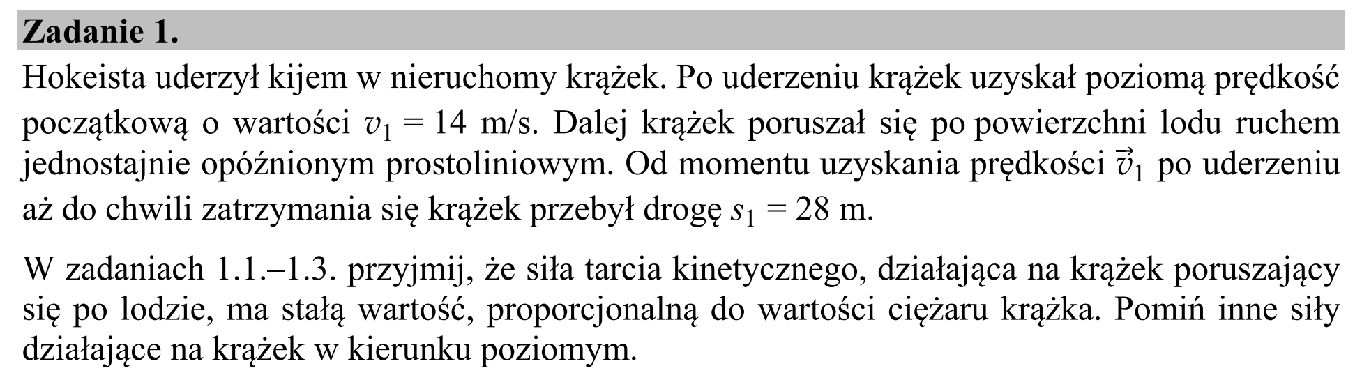 Matura, maj 2020, wstęp zadania 1