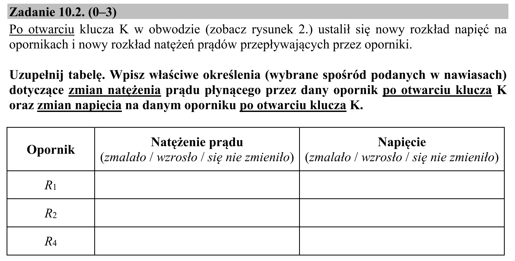 Matura, maj 2020, zadanie 10.2