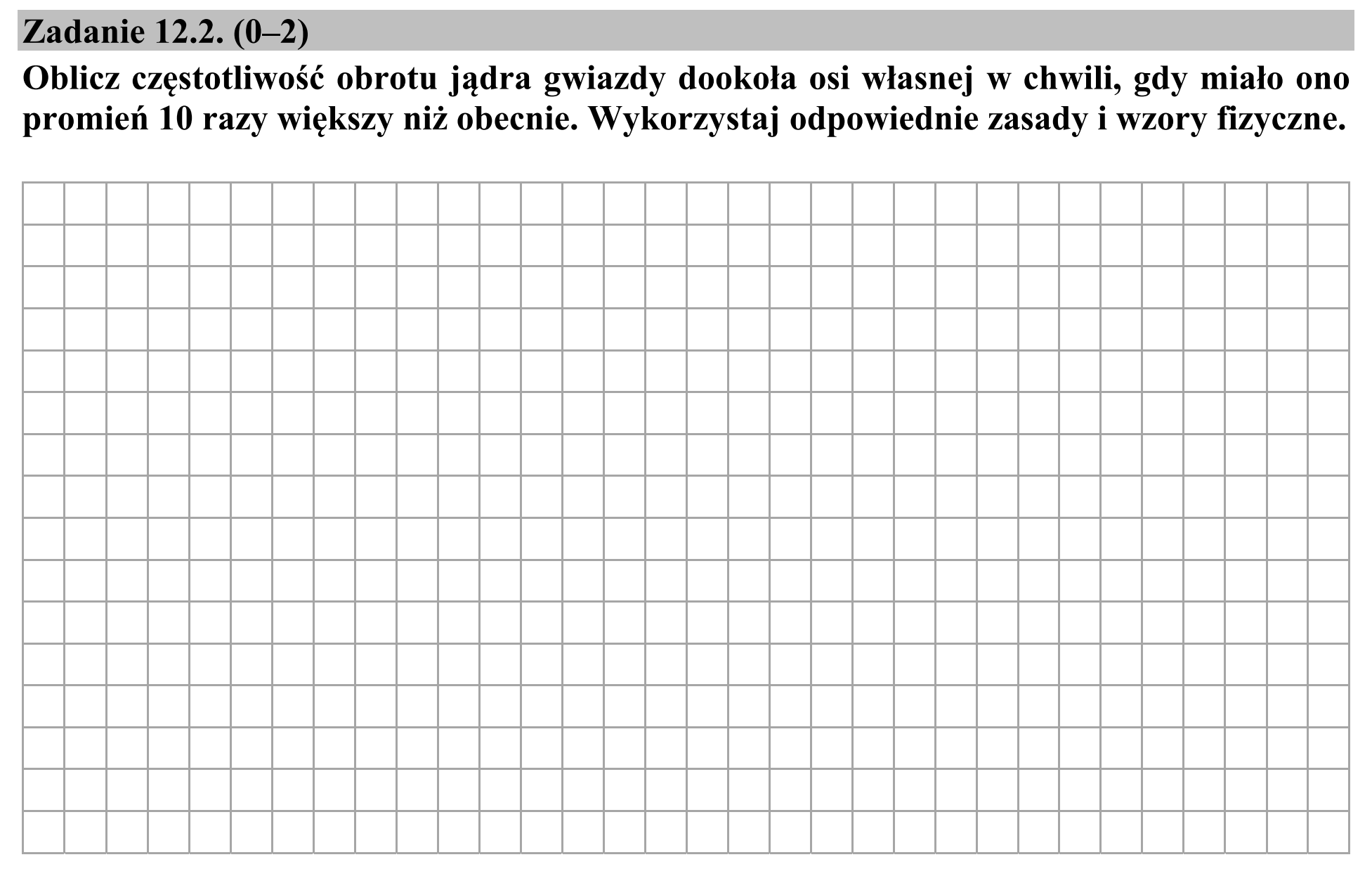 Matura, maj 2020, zadanie 12.2