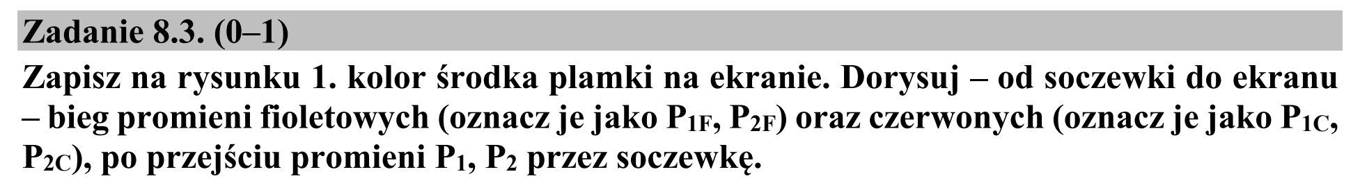 Matura, maj 2020, zadanie 8.3