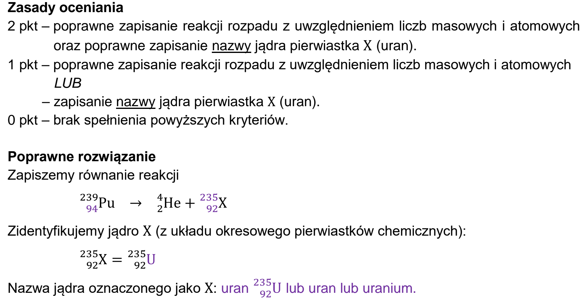 Matura, maj 2021, odpowiedź do zadania 10.3