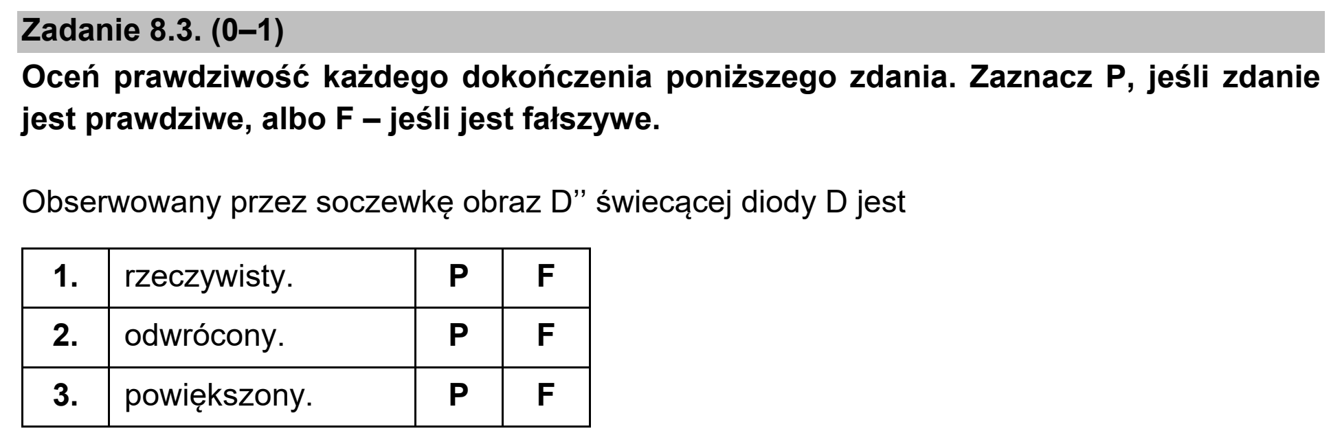 Matura, maj 2021, zadanie 8.3