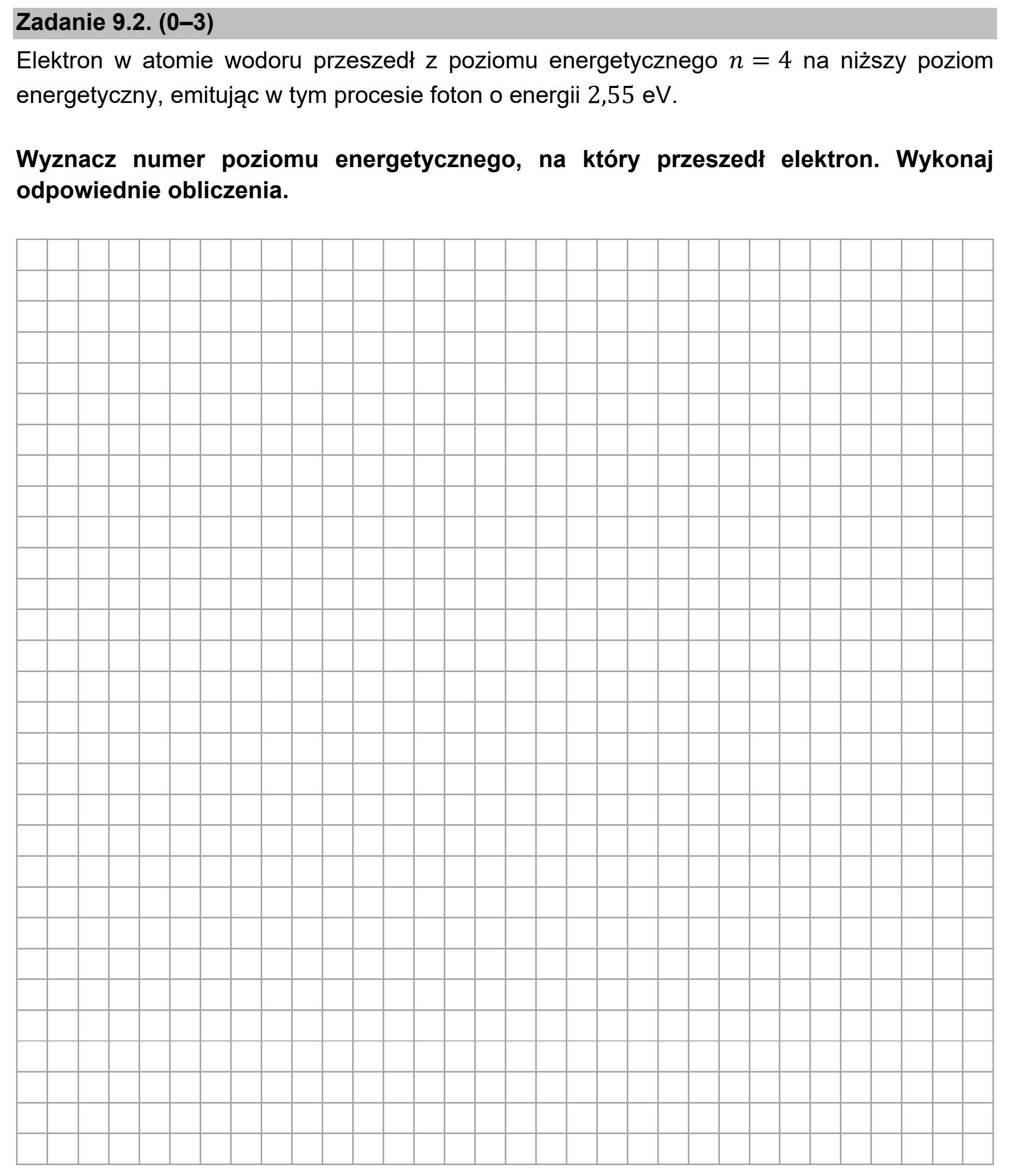 Matura, maj 2021, zadanie 9.2