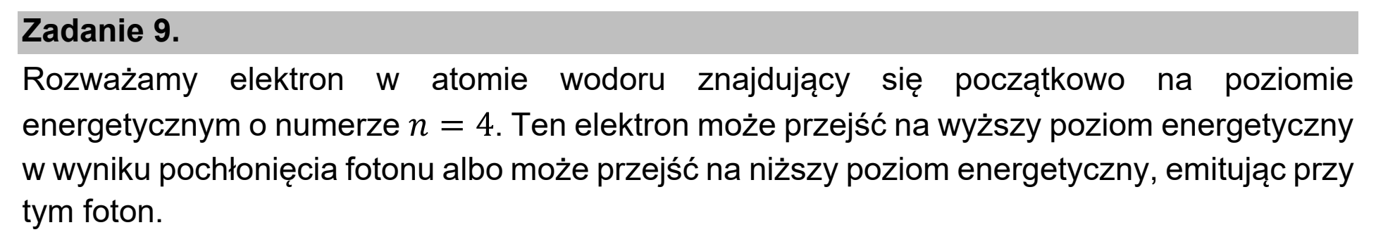 Matura, maj 2021, wstęp zadania 9
