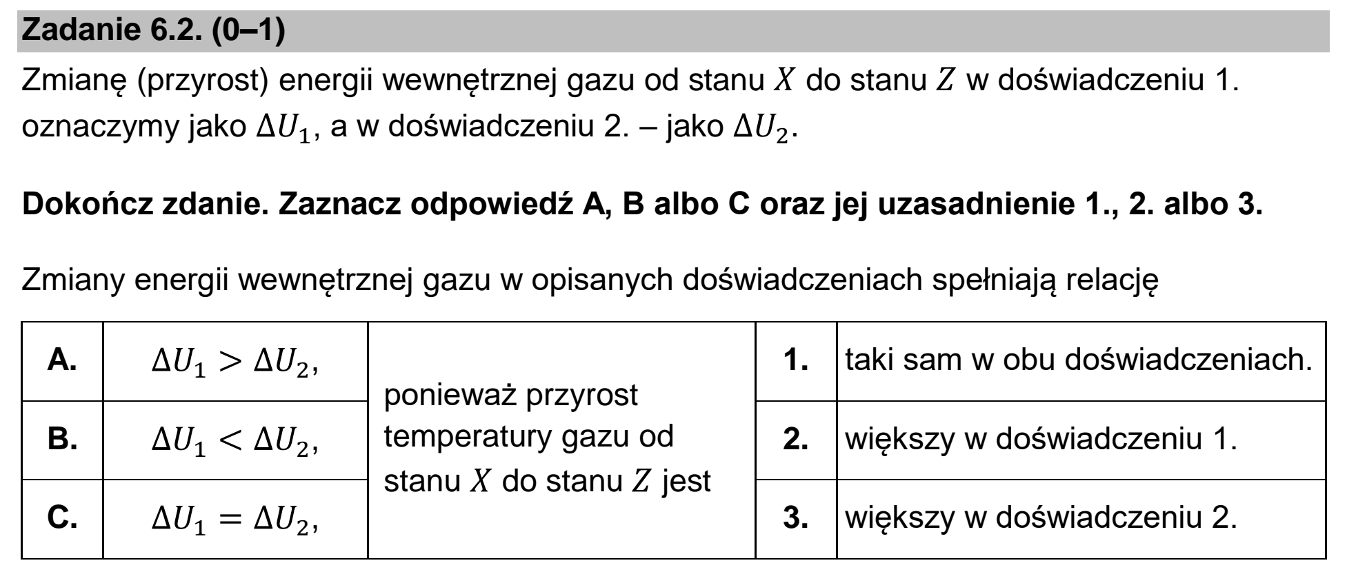 Matura, maj 2022, zadanie 6.2