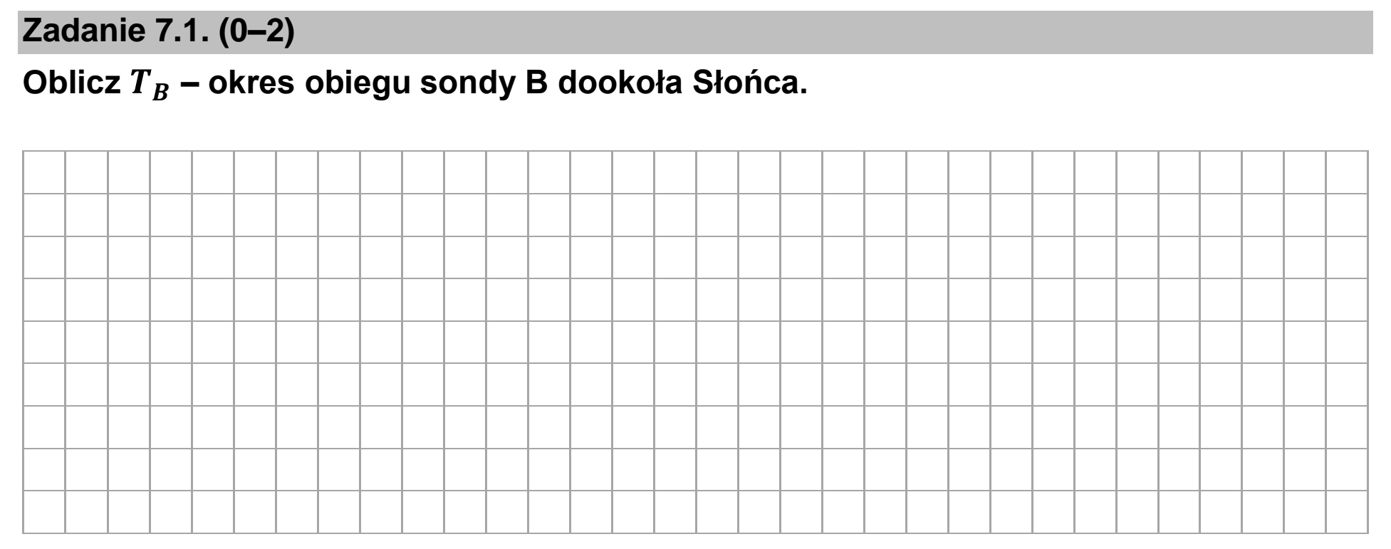 Matura, maj 2022, zadanie 7.1